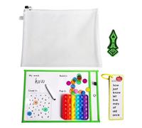Nybhyjka Kindergarten Writing Flash Cards, Writing and Spelling Flash Cards | Erasable Flash Cards for English Learning and Reading | Reading Practice Set