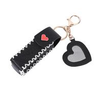 Nybhyjka Lipstick Case - Portable PU Leather Lip Balm Holder,Ergonomic Belt Buckle Design Lipstick Holder for Lip Balms Lip Gloss