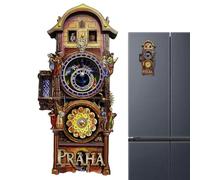 Nybhyjka Magnets for Refrigerator Astronomical Clock | Decorative Car Magnets | Cultural Travel Souvenirs for Homeowners Photography Hobbyists Collectors Memory Keepers Tourists Exchange