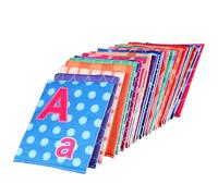 Nybhyjka Soft Alphabet Cards with Cloth Bag, Soft Alphabet Flash Cards, Early Educational Fabric Letter Cards, Early Learning Flash Cards for Home, Nursery and Nursery