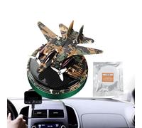 Nybhyjka Solar Aromatherapy Diffuser Car Air Freshener Solar Powered Air Freshener Solar Rotating Car Air Freshener Long Lasting Scent Air Purifier