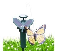 Nybhyjka Solar Butterflies for Garden - Lawn Insert Ornament - Artificial Butterfly Decoration for Balcony Porch Gardening Garden Backyard Driveway Poolside Landscaping