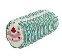 Nybhyjka Strawberry Style Pencil Case, Strawberry Pencil Case, Pencil Bag for Pens, Large Capacity Pencil Case, School Stationery Pencil Case for Girls Teens, Green, Se référer au descriptif, Refer to