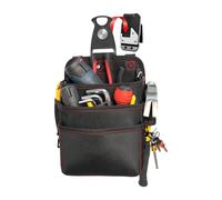 Nybhyjka Waist Tool Bag - 3-Layer Waterproof Oxford Fanny Pack,Belt Tool Bag | for Construction Work Carpenter Garden Mechanic Motorcycle Travel Christmas Electrician