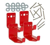 Nybhyjka Wall Mount Fire Extinguisher Bracket - 4X Fire Extinguisher Hangers - Metal Fire Extinguisher Holder with Screws for Home, Car, RV, Truck