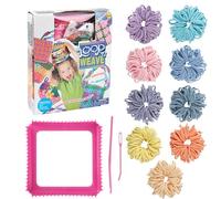 Nybhyjka Weaving Band Kit, Rainbow Weaving Weaving Weaving Elastic Weaving Toy Handmade Elastic Weaving Toy - Art Supplies Fun Toys with Webbing Strap, Starter Set