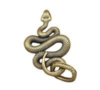 Nybhyjka Year of the Snake 2025 | Snake New Year Ornament | Chinese Character, Brass Car Pendant, Purse Bag Car Key Backpack Charm Pendant, Holiday Favor