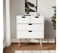 Gfw Nyborg 2+2 Drawer Chest White