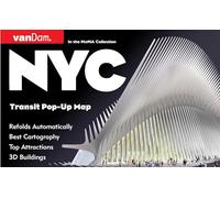 NYC Metro Transit UNFOLDS® Pop-Up Map by VanDam -- Laminated pocket-size pop-up map to NYC Transit complete with all attractions, sights, museums: 3 (Unfolds/Pop-Up Series)