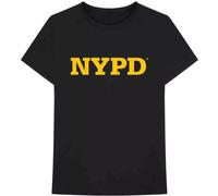 NYC New York Color Men's New York City Text Cotton Logo T-Shirt in Black | Size: Small NYC New York Color Black S