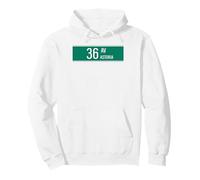 NYC Street Signs 36 Ave Astoria for Men and Women Pullover Hoodie