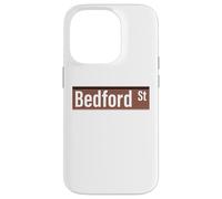 NYC Street Signs Bedford St West Village for Men and Women Case for iPhone 14 Pro