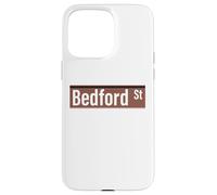 NYC Street Signs Bedford St West Village for Men and Women Case for iPhone 15 Pro Max