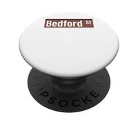 NYC Street Signs Bedford St West Village for Men and Women PopSockets Adhesive PopGrip