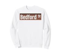 NYC Street Signs Bedford St West Village for Men and Women Sweatshirt
