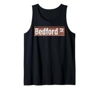 NYC Street Signs Bedford St West Village for Men and Women Tank Top