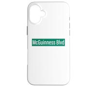NYC Street Signs McGuiness Blvd for Men and Women Case for iPhone 16 Plus