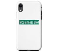 NYC Street Signs McGuiness Blvd for Men and Women Case for iPhone XR