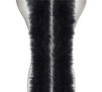 NYCEMAKEUP 2 Yards Marabou Feathers For DIY Craft Sewing Trim - Multicolor Ostrich & Turkey Feathers - Pink, Silver, White, Black
