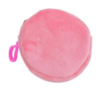NYCEMAKEUP Circular Wallet Shapes Keychain Round Coin Purse Keyring Loose Changes/Keys/Storage Bag Ornament For Women Girls Compact Money Organizer