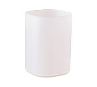 NYCEMAKEUP Clear Desk Pencil Holder Stand Makeup Brushes Pot Stationery Office Supplies Accessories Creative Simple Transparent Office Stationery Organizer Student Tabletop Pen Bucket Storage