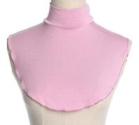 NYCEMAKEUP Womens Turtleneck Fake Collar Islamic Hijab Extensions Solid Color Mock Neck Cover Half Top Detachable Hijab Neck Warmer Half Shirt For Men Casual Fit
