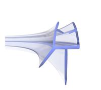 NYCENT Pre Curved Shower Door Seal Strip for 4-6mm Curved Glass - 90cm Long Pre Curved Shower Screen Seal Strip That Covers up to 20mm Gap - Perfect Transparent Shower Screen Seal Replacement