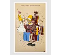 Nychos Dissection of Homer Simpson - Anatomy Art Pr multicolor Uni
