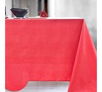 Nydel Damask Tablecloth Mini Touch Cherry Stain Resistant Acrylic Coating 140 x 300 cm