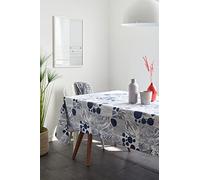 Nydel Rivage Acrylic Coated Tablecloth Blue Round 160cm