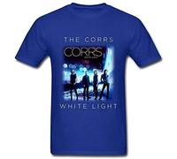 Nydia Laura Men's White Light The Corrs T-Shirt Navy XL