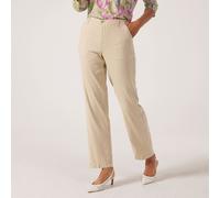 NYDJ Marilyn Stretch Linen Blend Trouser BLACK SIZE 10