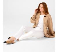 NYDJ Sheri Slim Leg Jean White WHITE SIZE 18