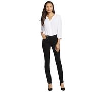 NYDJ Women's Alina Skinny Jeans, Black 2404, 10 31