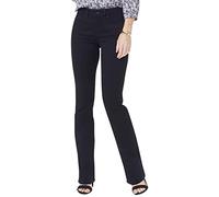 NYDJ Women's Barbara Boot-Cut Jeans, Black, 4
