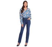 NYDJ Women's High Rise Marilyn Straight, Gold Coast, 14
