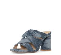 NYDJ Women's Loreri Denim Flared Block Heel, Dark Blue, 6.5 UK