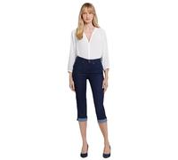 NYDJ Women's Marilyn Straight Cuff Cropped Slimming Jeans, Rinse, 2