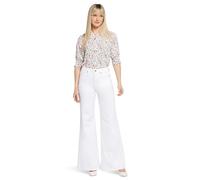 NYDJ Women's Mia Palazzo Jean, Optic White, 6
