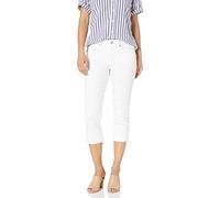 NYDJ Women's Petite Chloe Capri Jeans, Optic White, 14