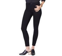 NYDJ Women's Petite AMI Skinny Jean, Black, 0