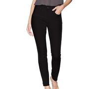 NYDJ Women's Petite AMI Skinny Jean, Black, 10