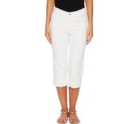 NYDJ Women's Petite Size Marilyn Crop Cuff Jean, Optic White, 12