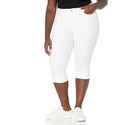 NYDJ Women's Petite Size Marilyn Crop Cuff Jean, Optic White, 4