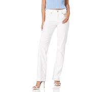 NYDJ Women's Petite Marilyn Straight Leg Jean, Optic White, 12