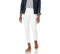 NYDJ Women's Petite Skinny Ankle Pull-on Jeans | Slimming & Flattering Fit, Optic White, 10