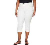 NYDJ Women's Plus Size Marilyn Crop Cuff Jean, Optic White, 24W 21