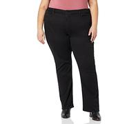 NYDJ Women's Plus Size Marilyn Straight Leg Jeans, Black, 14W