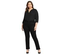 NYDJ Women's Plus Size Marilyn Straight Ankle Jeans | Slimming & Flattering Fit, Black, 22