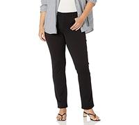 NYDJ Women's Plus Size Ponte Marilyn Straight Leg Pant - Black - 20